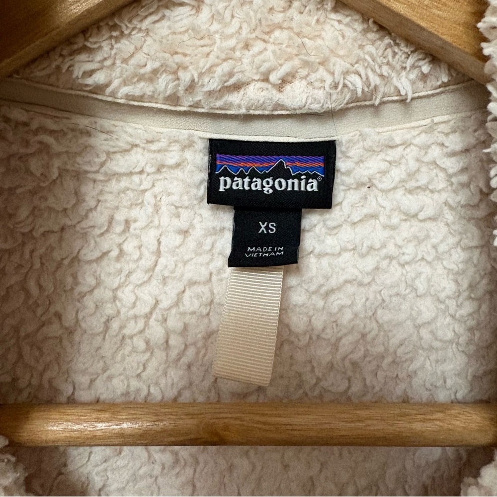 Patagonia Los Gatos Fleece 1/4 Zip Pullover Women’s Calcium Cream White Size XS - Picture 6 of 8